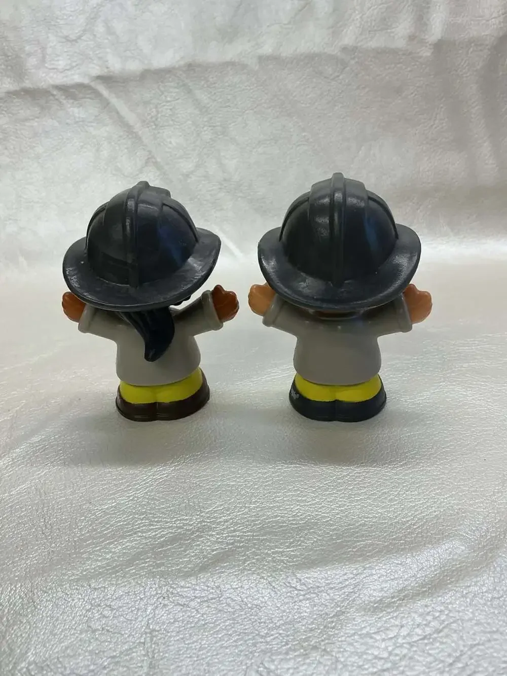Set of 2 Fisher-Price Little People Firefighter Figures (Male and Female)